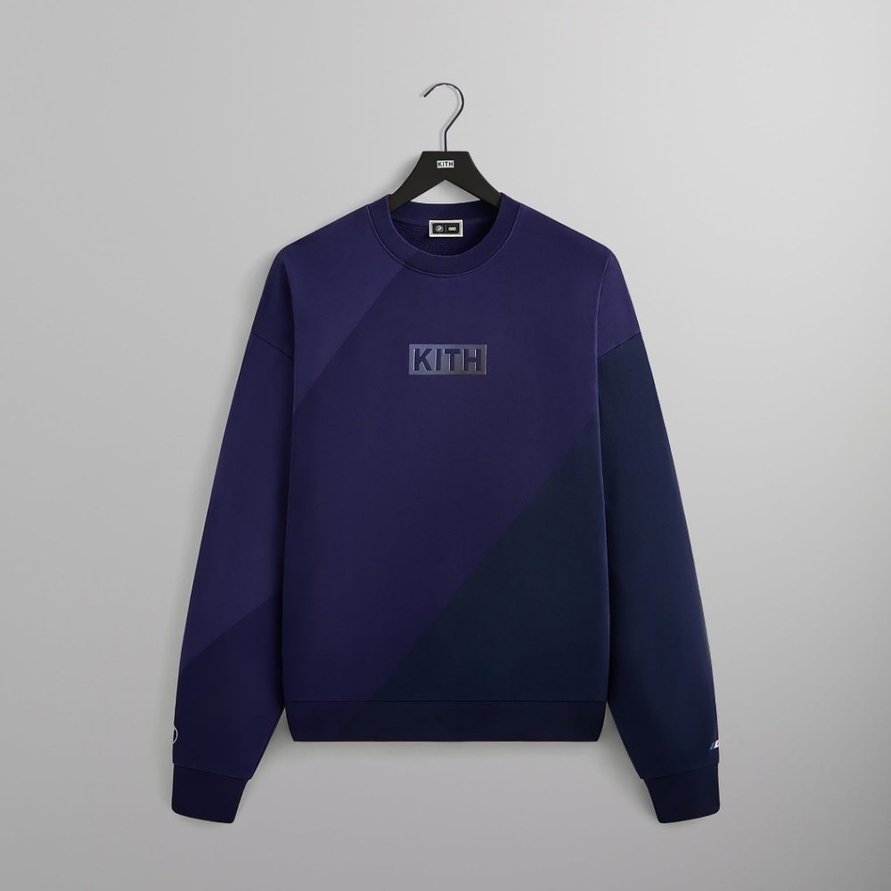 Kith for BMW Technoviolet Vintage Nelson Crewneck Size Large